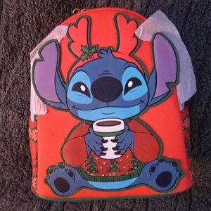 Loungefly Stitch Holiday Mini Backpack